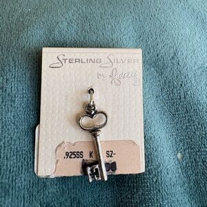 3 FOR $30: Sterling Silver Key Charm